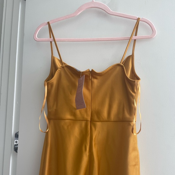 BHLDN Cali Satin Charmeuse MIDI Dress - Picture 3 of 3
